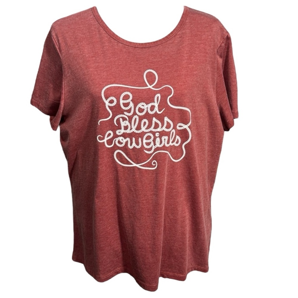 GOD BLESS COWGIRLS ALI DEE WOMEN'S GRAPHIC TEE - 1O-0016
